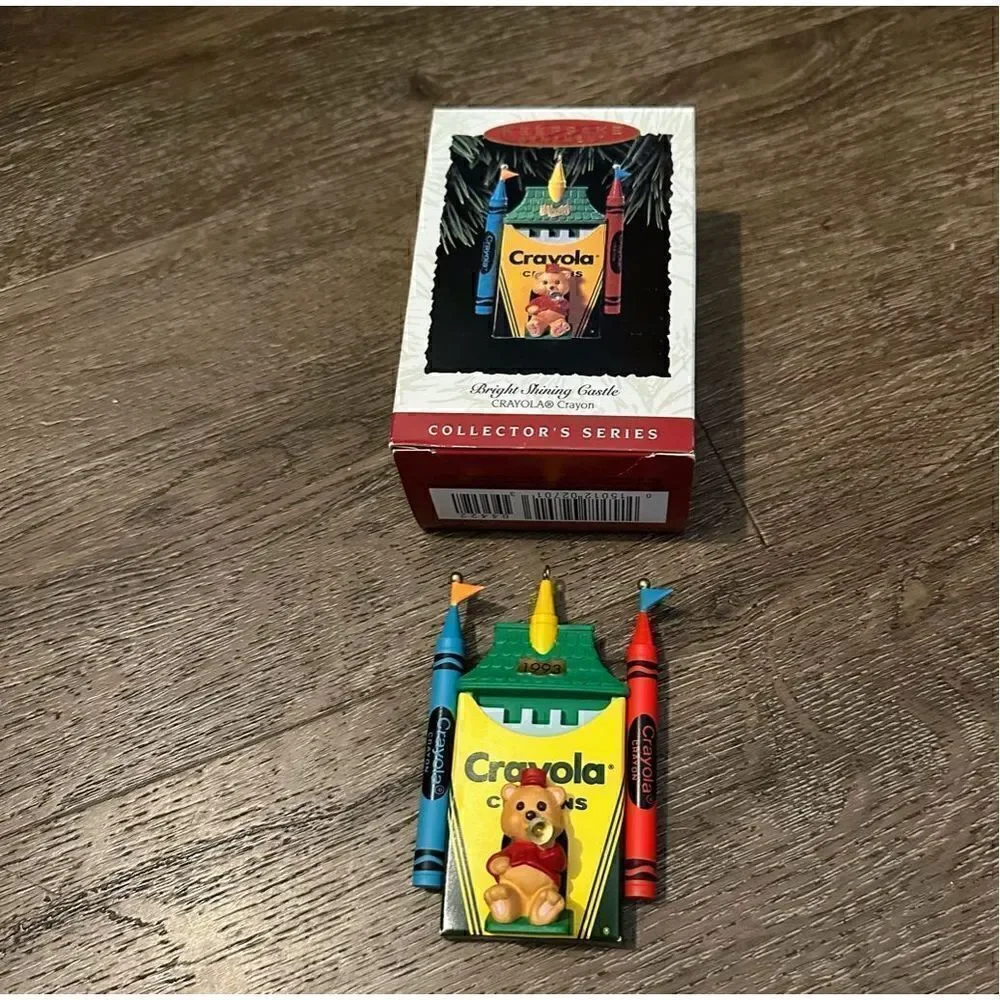 Hallmark Keepsake Ornament 1993 BRIGHT SHINING CASTLE #5 Crayola Crayon Series